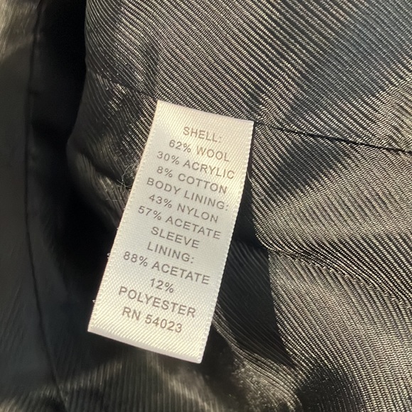 New Banana Republic Lined Wool Jacket, women’s size M - Picture 5 of 9